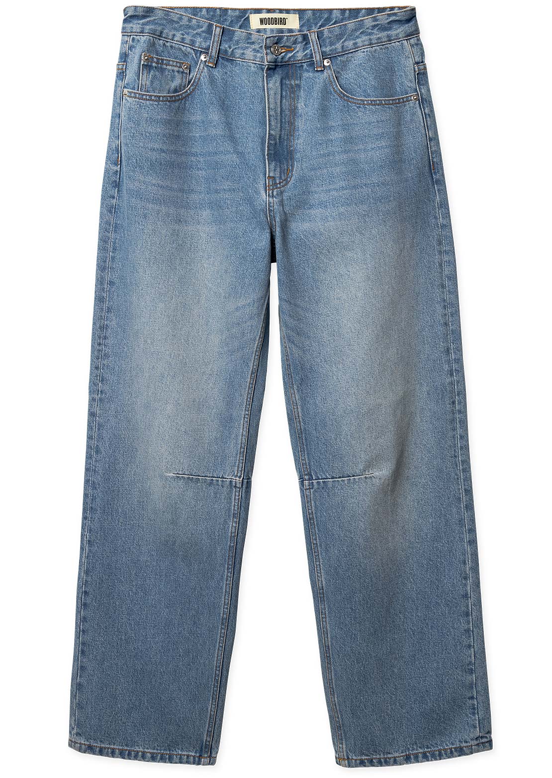 Woodbird Men's Yuto Orig Jeans Blue Washed