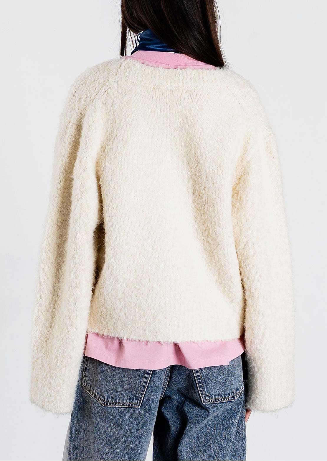 Woodbird Women's Ea Teddy Cardigan Off White