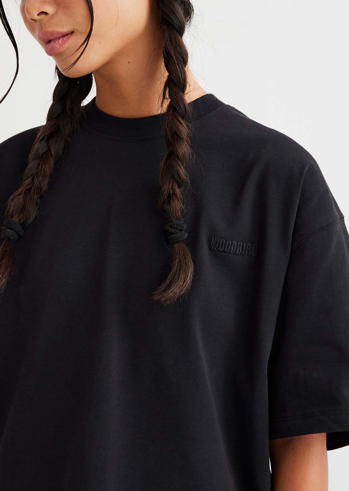 Woodbird Women's Juno Base T-Shirt Black