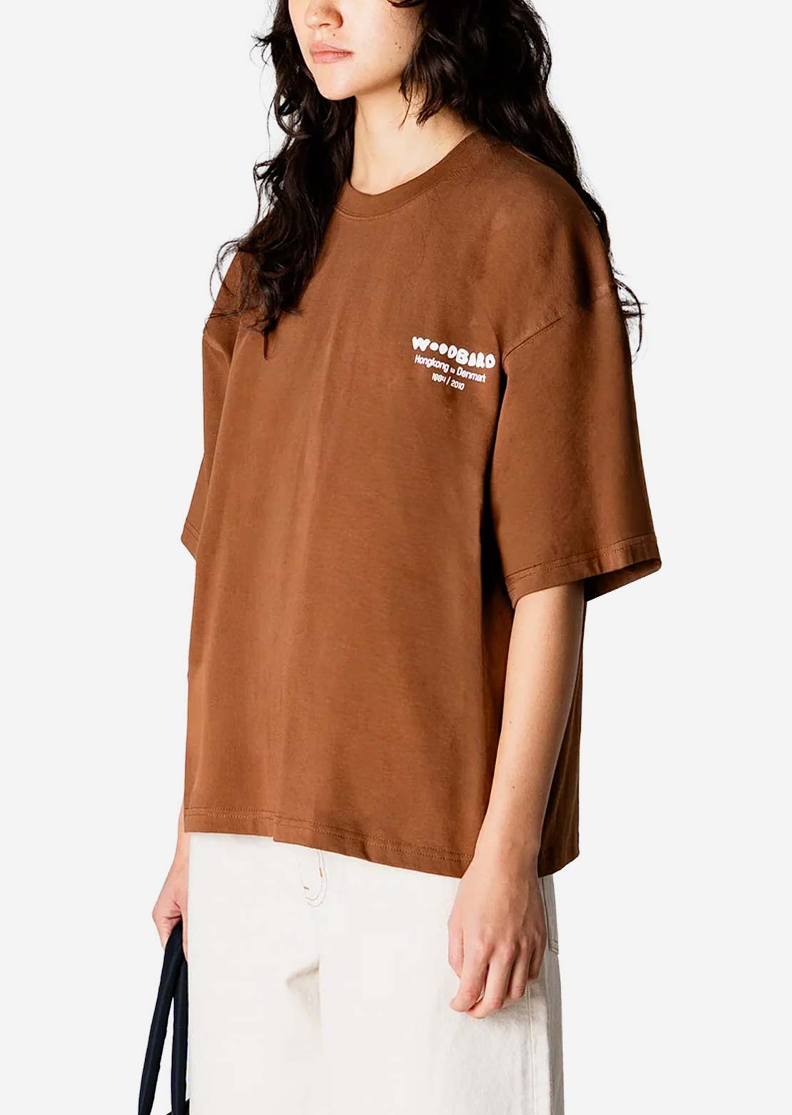 Woodbird Women's Juno Wok T-Shirt Mid Brown