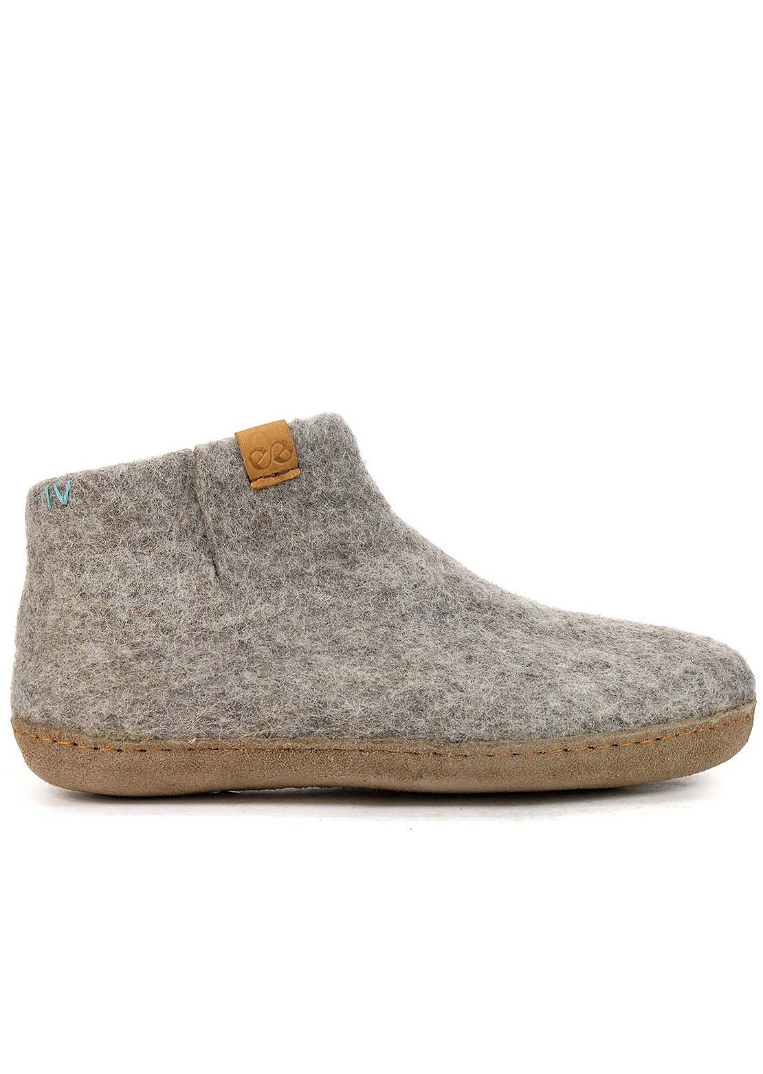 Wool by Green Unisex Everest Suede Sole Shoes Light Grey