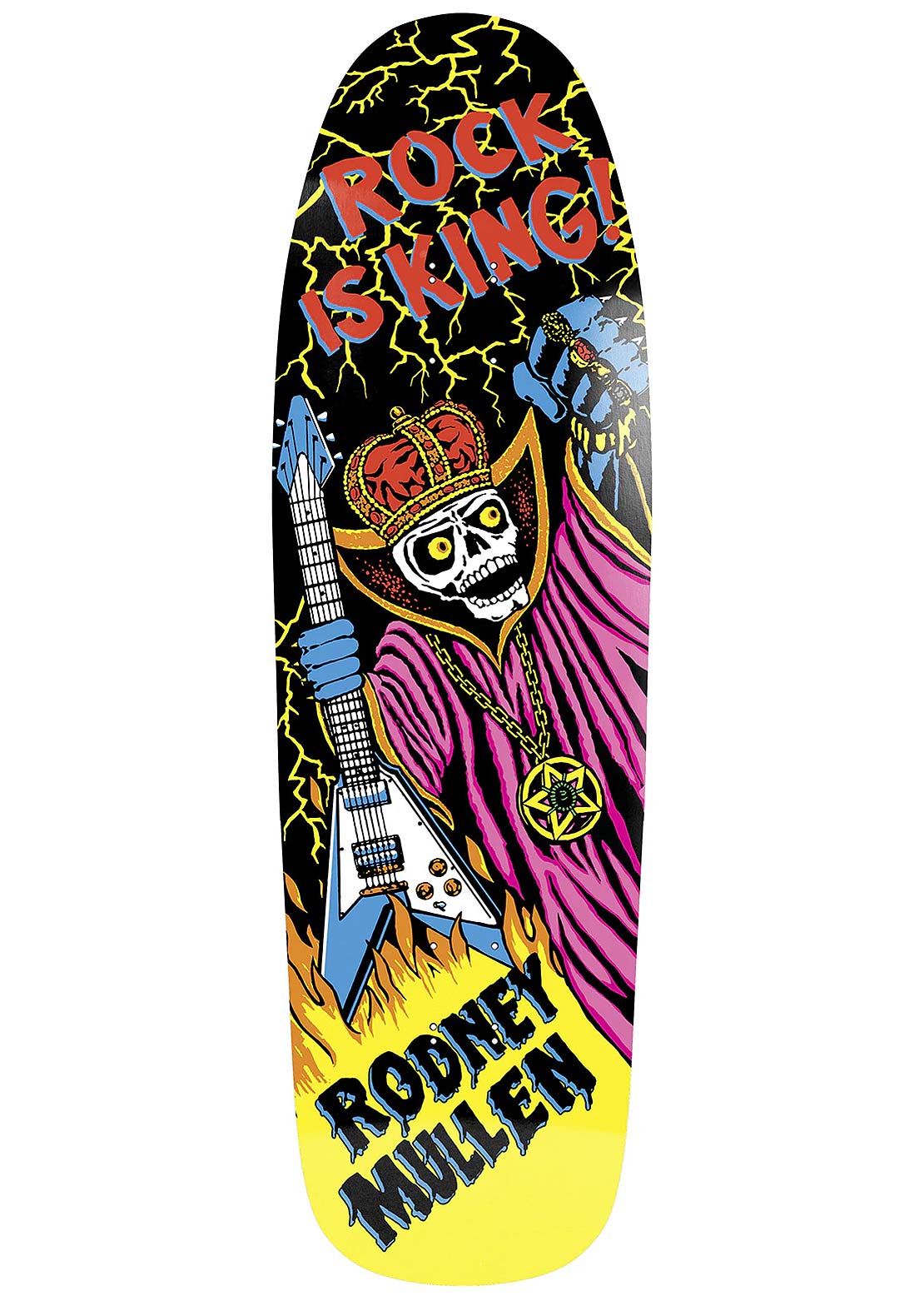 World Industries Unisex Rodney Mullen Rock Is King Ex7 Skateboard Deck