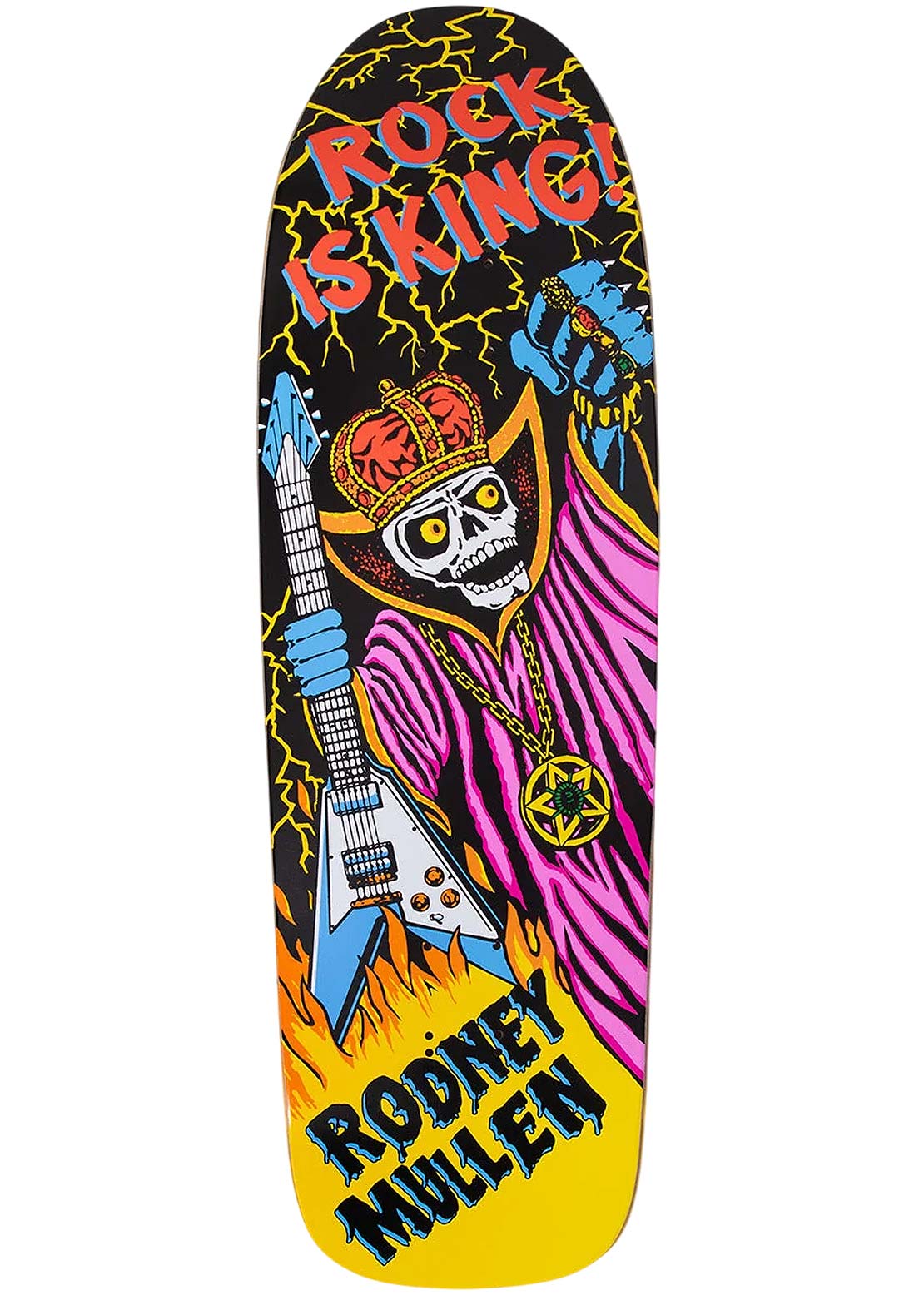 World Industries Unisex Rodney Mullen Rock Is King Ex7 Skateboard Deck