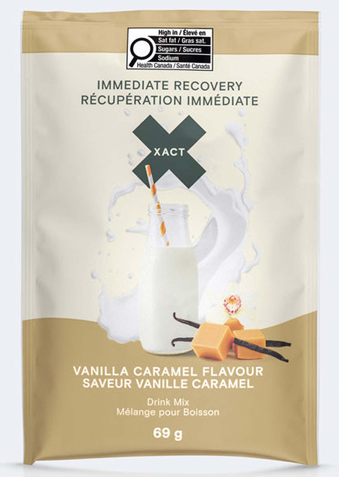 XACT Nutrition Immediate Recovery Vanilla Caramel Drink Mix