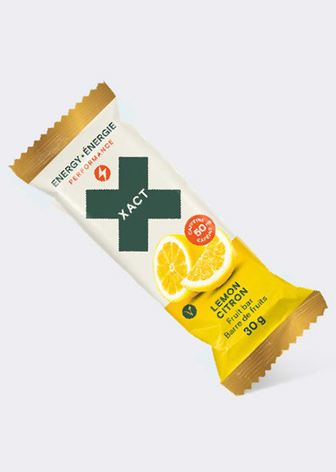 XACT Nutrition Lemon Caffeinated Sodium+ Energy Bar
