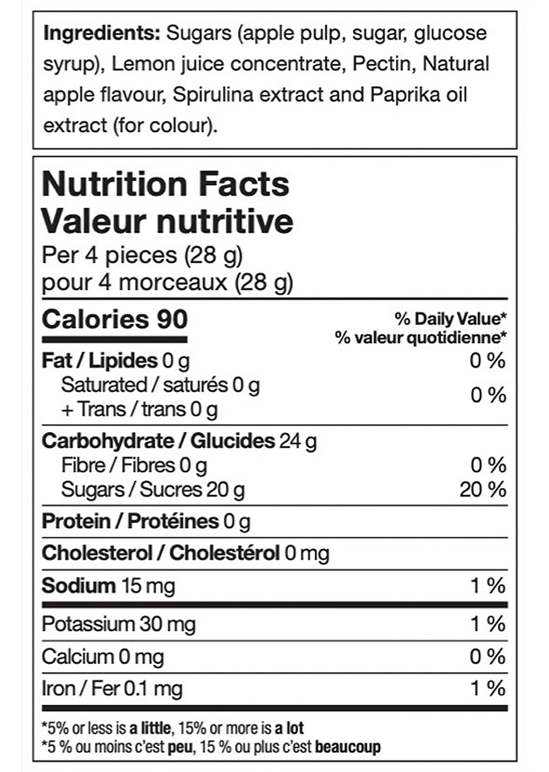 XACT Nutrition Minis Green Apple Energy Bar
