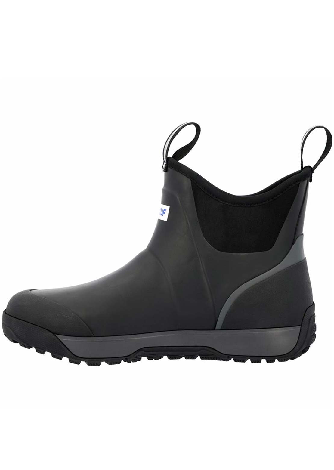 Xtratuf Men's 6" Ankle Deck Ice Rubber Boots Black