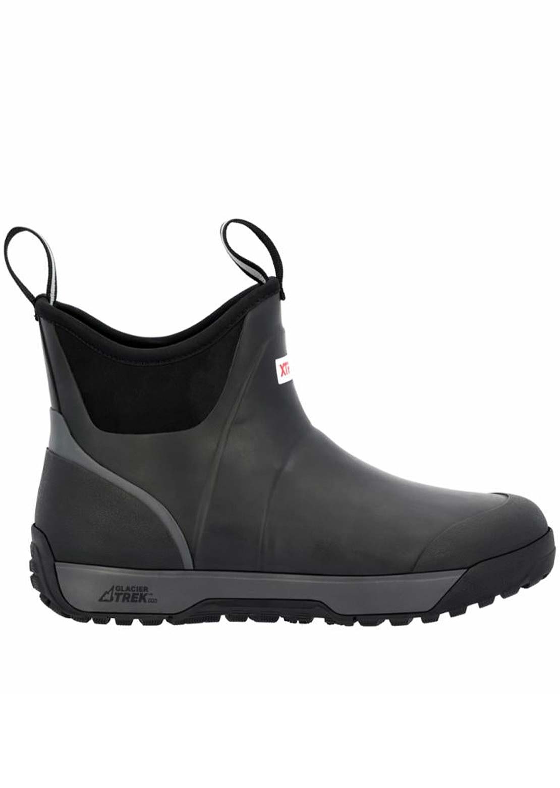 Xtratuf Men's 6" Ankle Deck Ice Rubber Boots Black