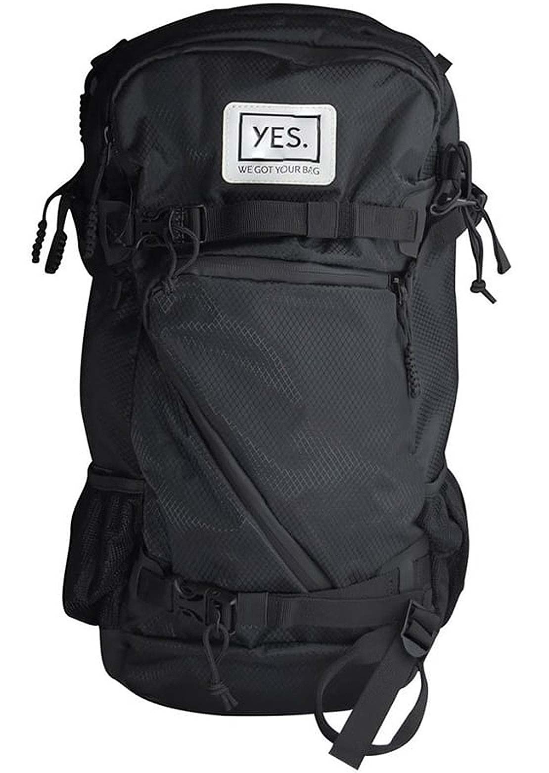 YES. 16L Black Backpack Black