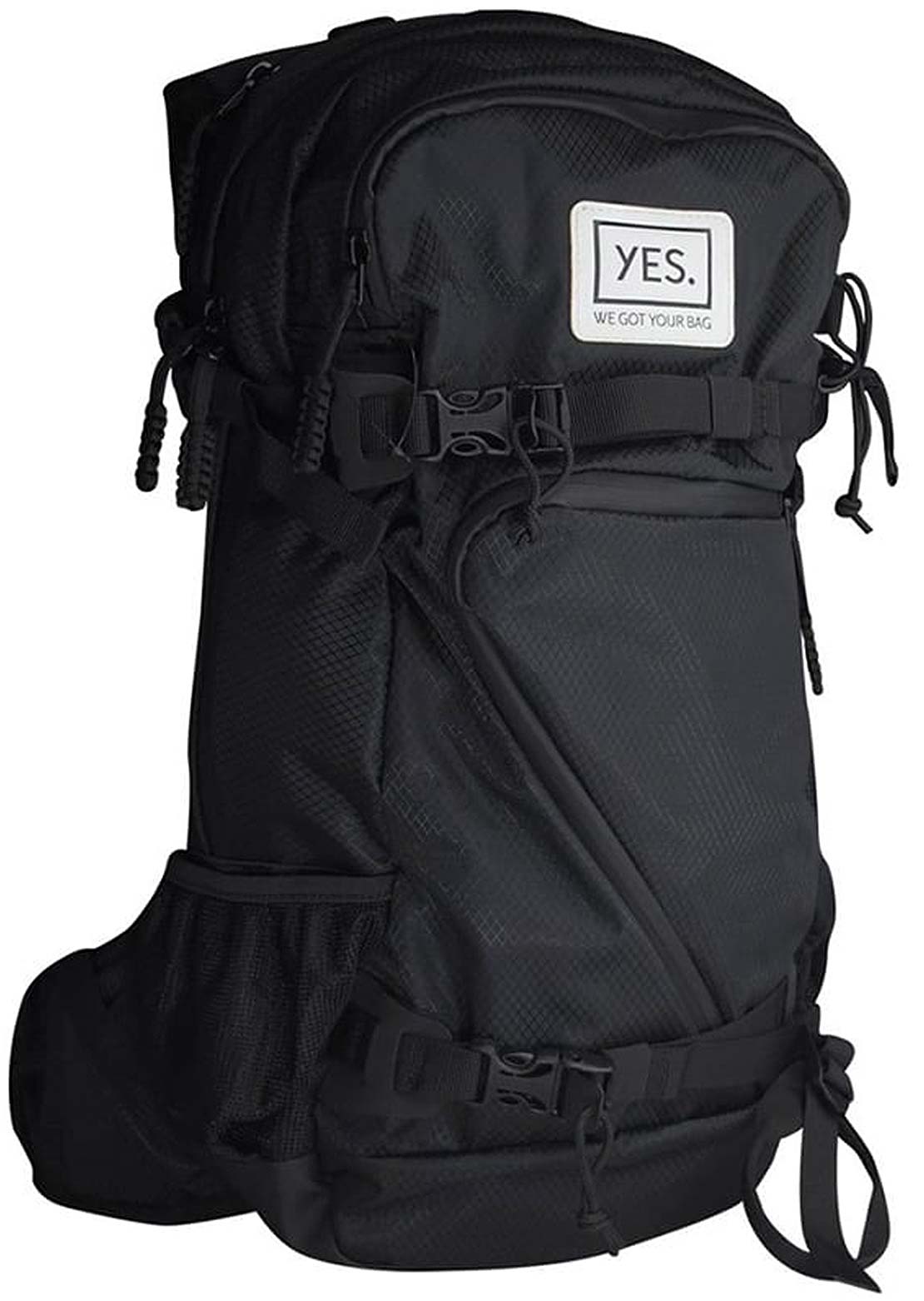 YES. 16L Black Backpack Black