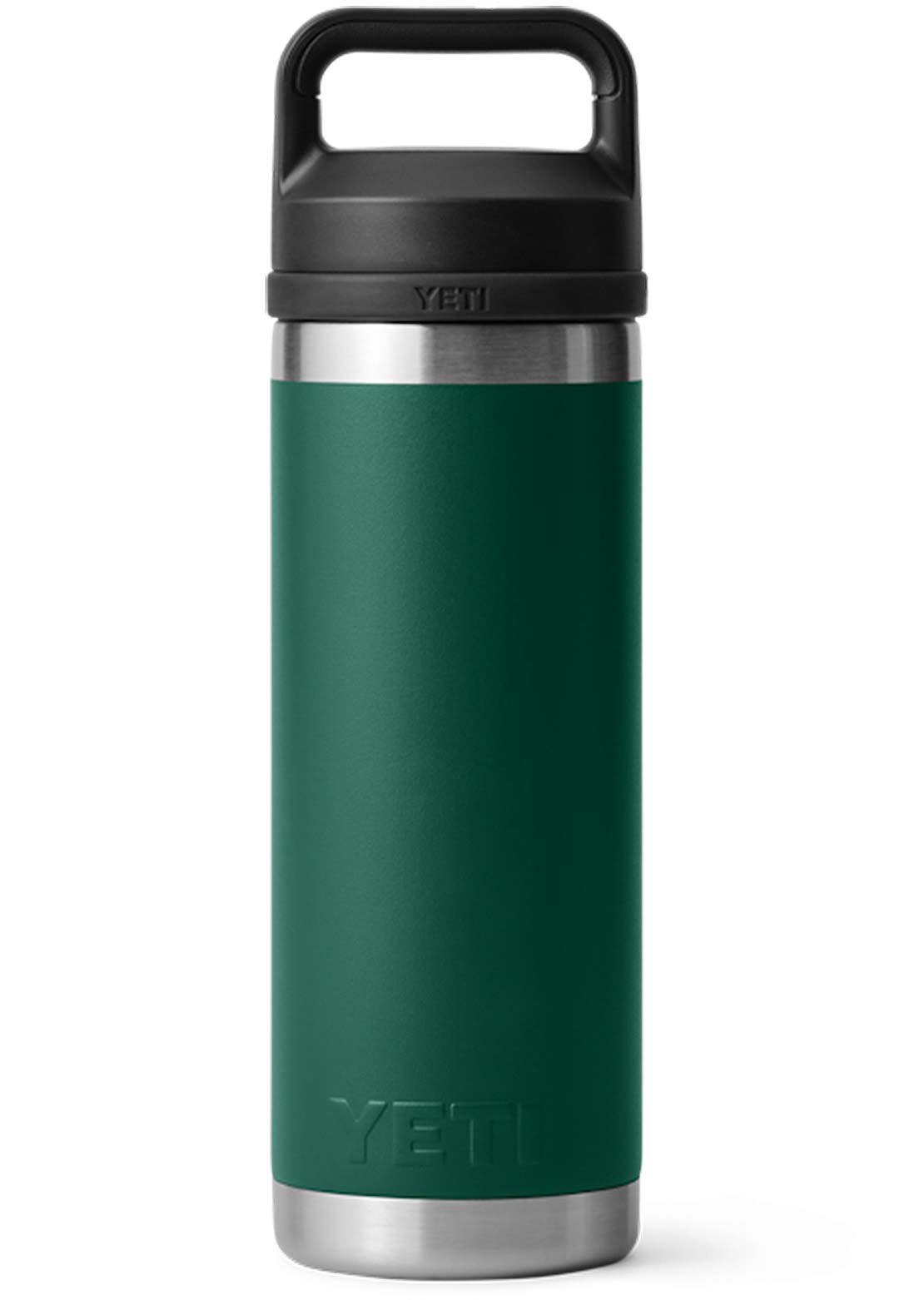 YETI Rambler 18 oz Chug Bottle Black Forest Green