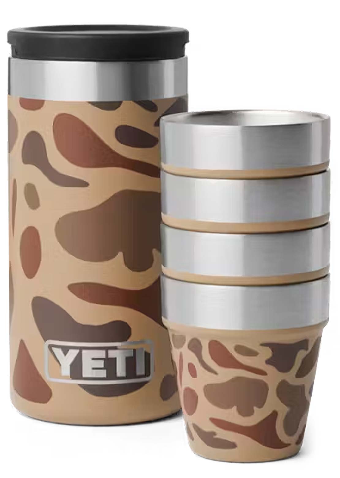 YETI Shot Glasses & Case Wetlands Camo