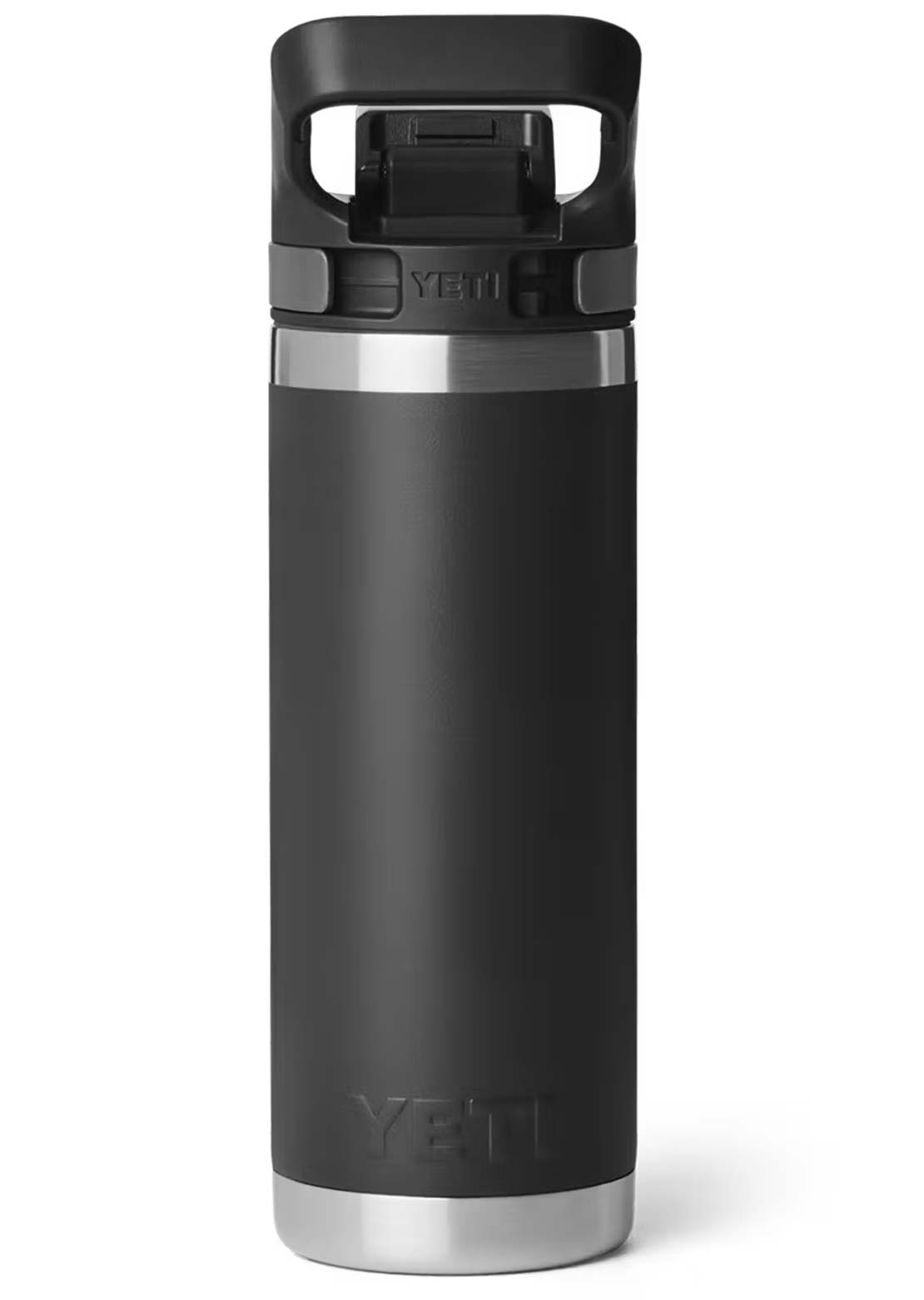 YETI Unisex Rambler 18 oz Bottle Flip Chug Black