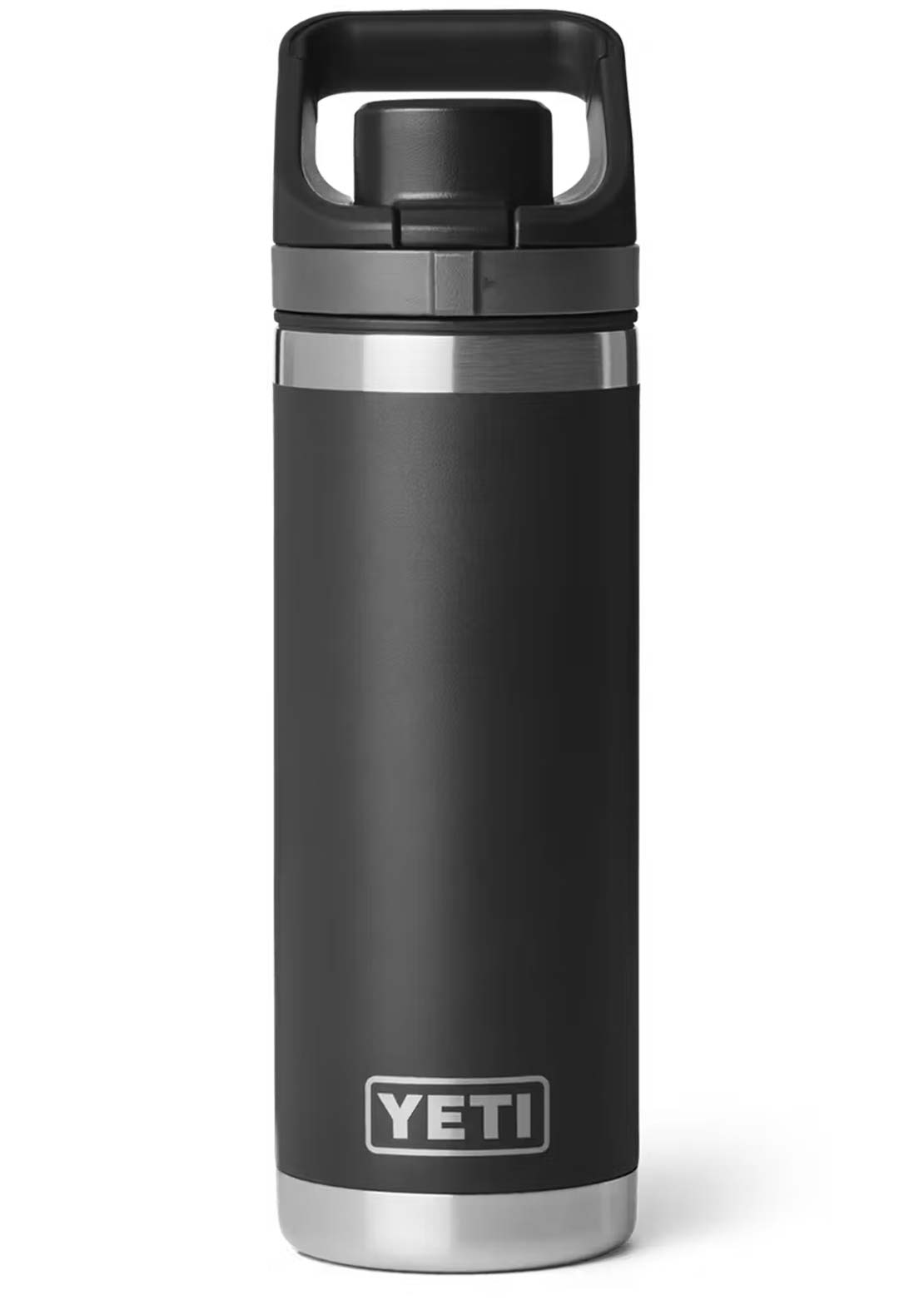 YETI Unisex Rambler 18 oz Bottle Flip Chug Black