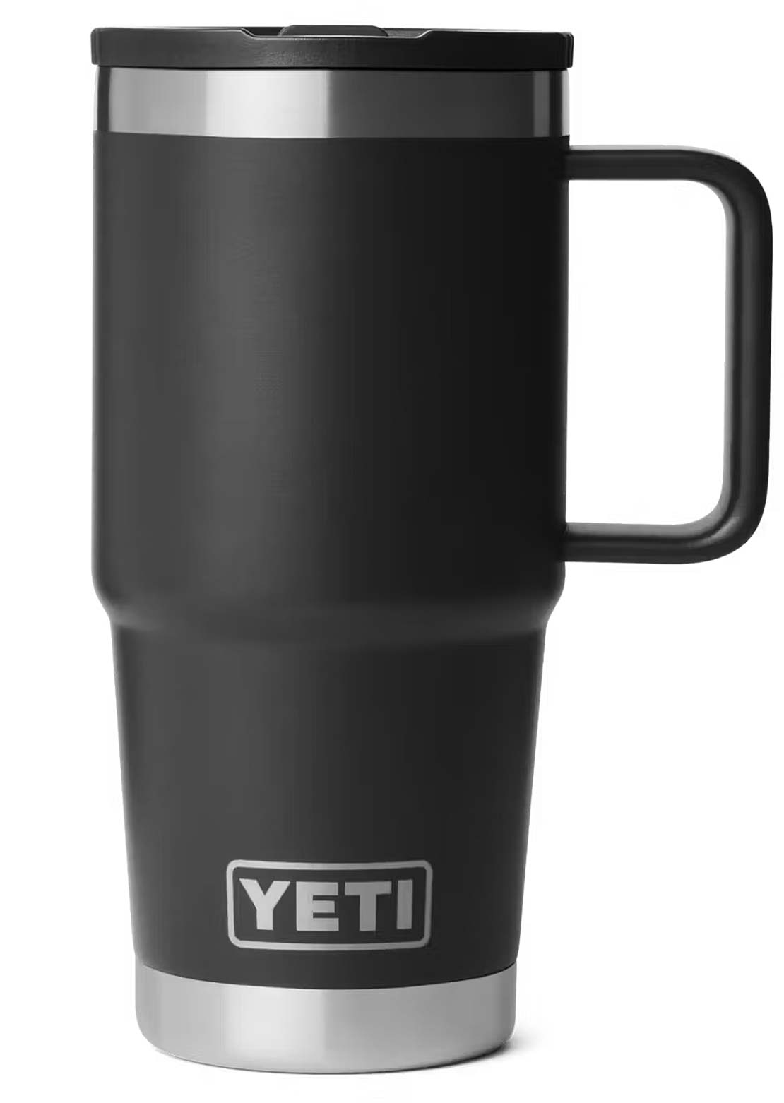 YETI Unisex Rambler 20 oz Travel Straw Mug Black