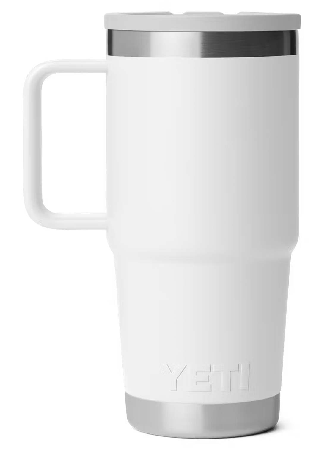 YETI Unisex Rambler 20 oz Travel Straw Mug White