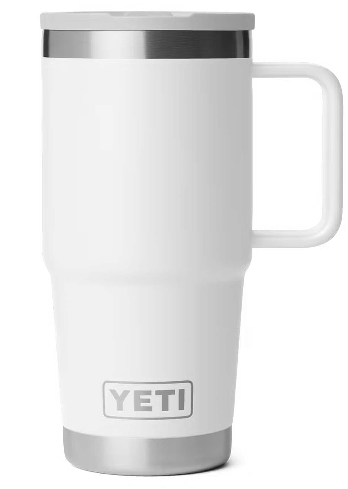 YETI Unisex Rambler 20 oz Travel Straw Mug White