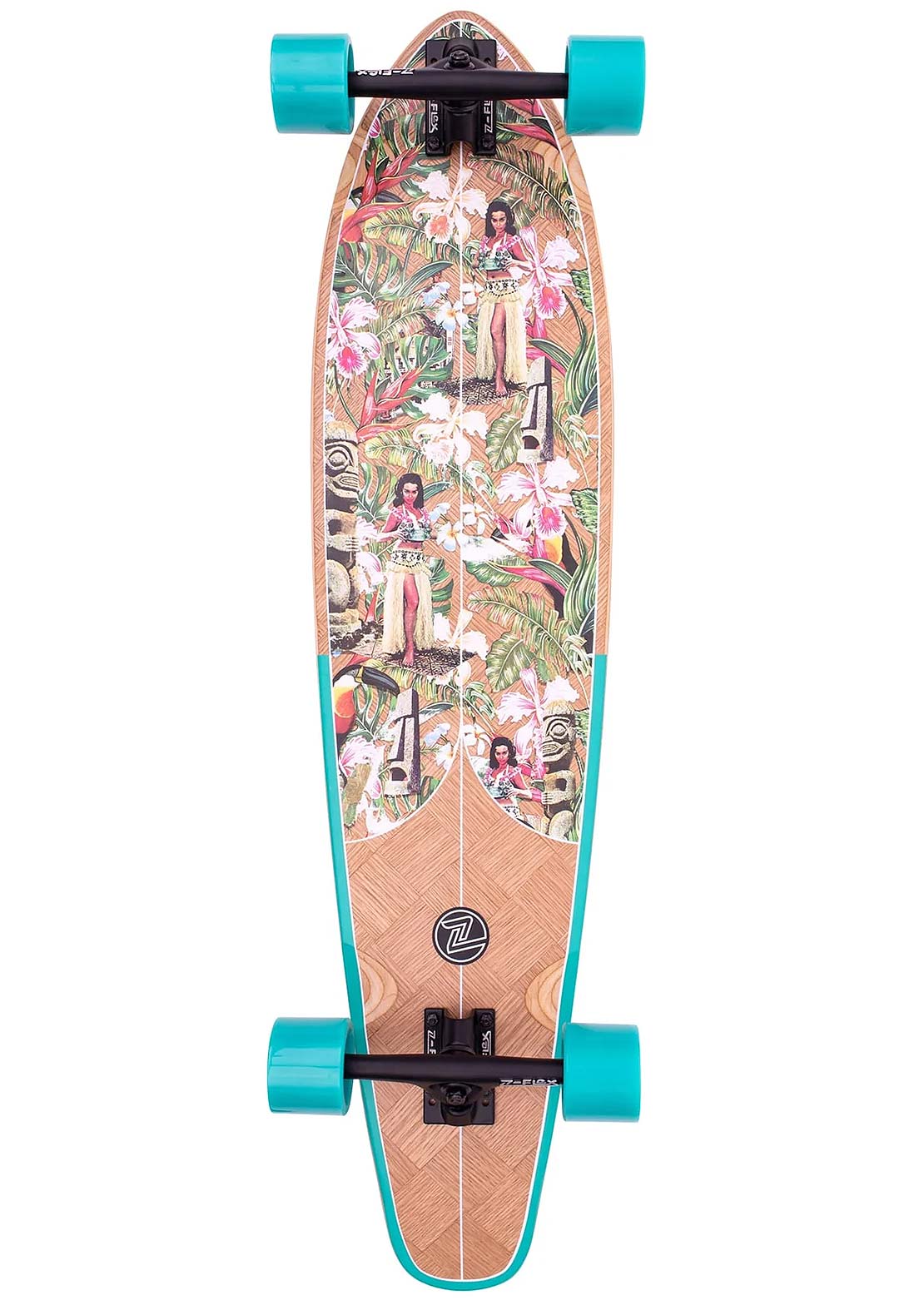 Zflex Roundtail Banana Train Complete Skateboard