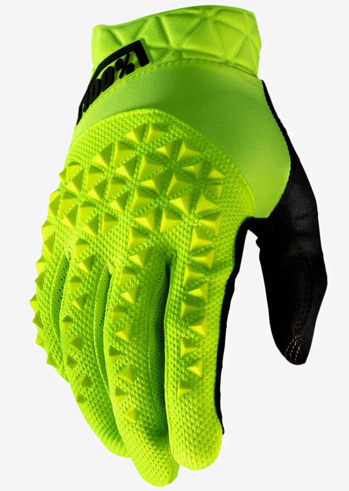 100% Men&#39;s Geomatic Gloves Fluo Yellow