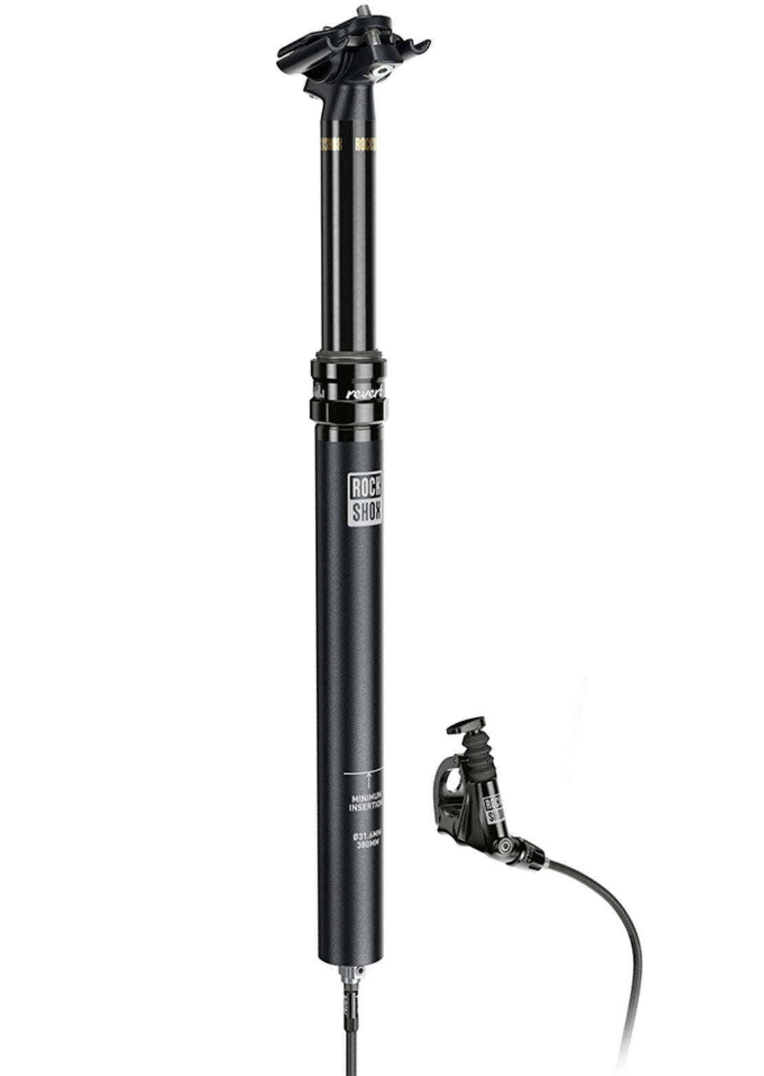 Rockshock Reverb 1X Stealth Dropper Seatpost - 100 MM