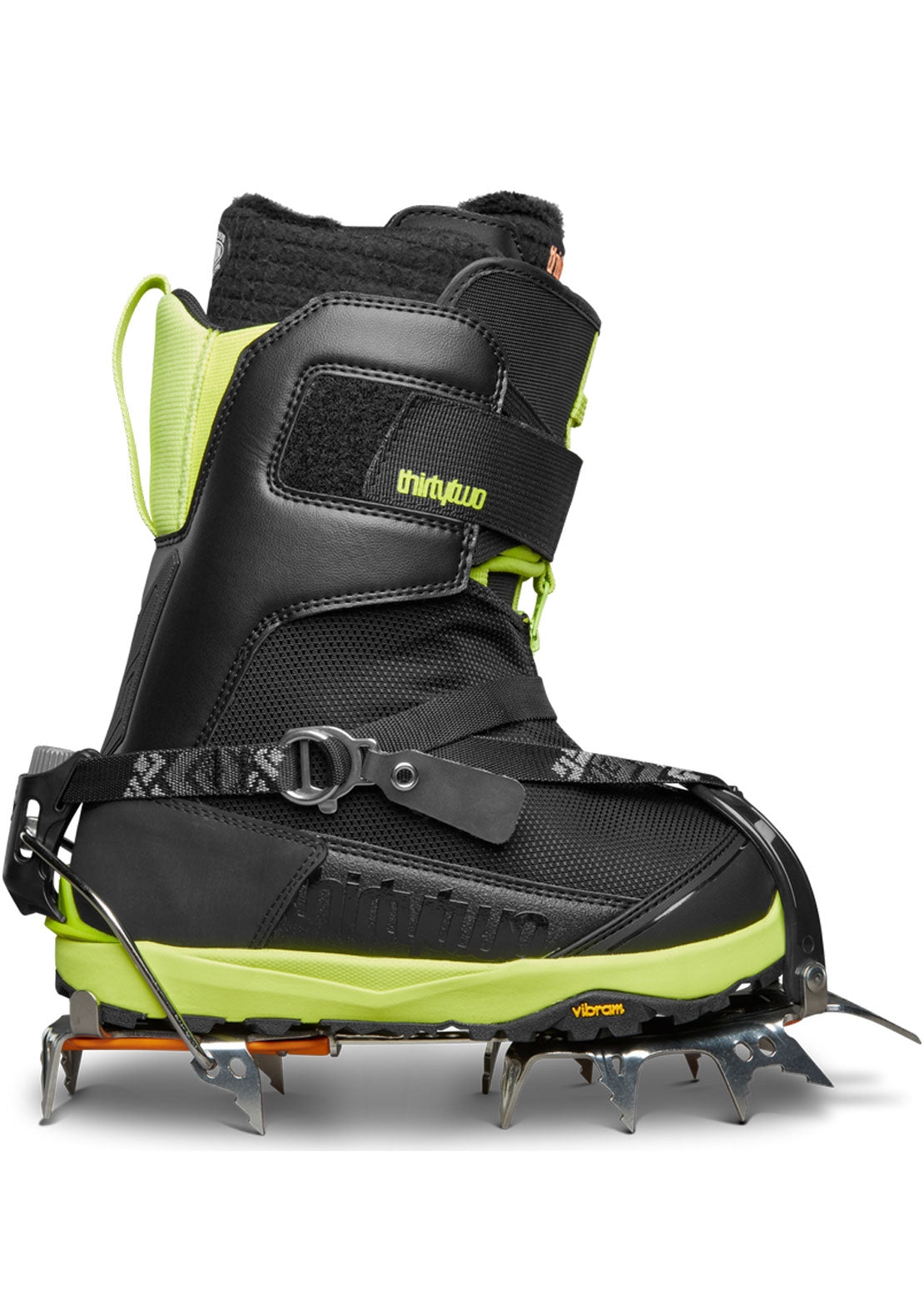32 Women&#39;s TM-2 Hight Snowboard Boots Black/Lime