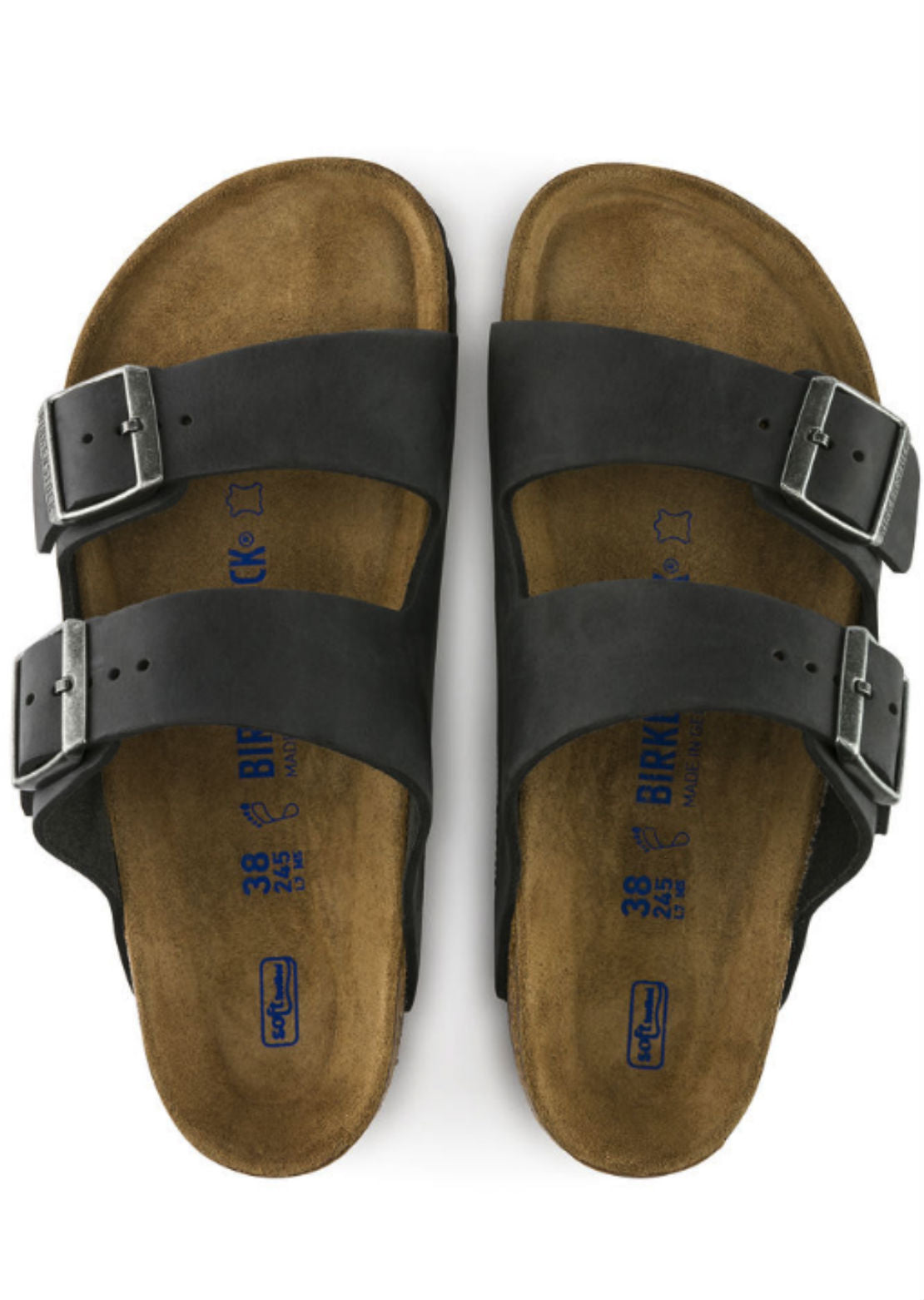 Birkenstock Unisex Arizona Soft Oiled Leather Sandals