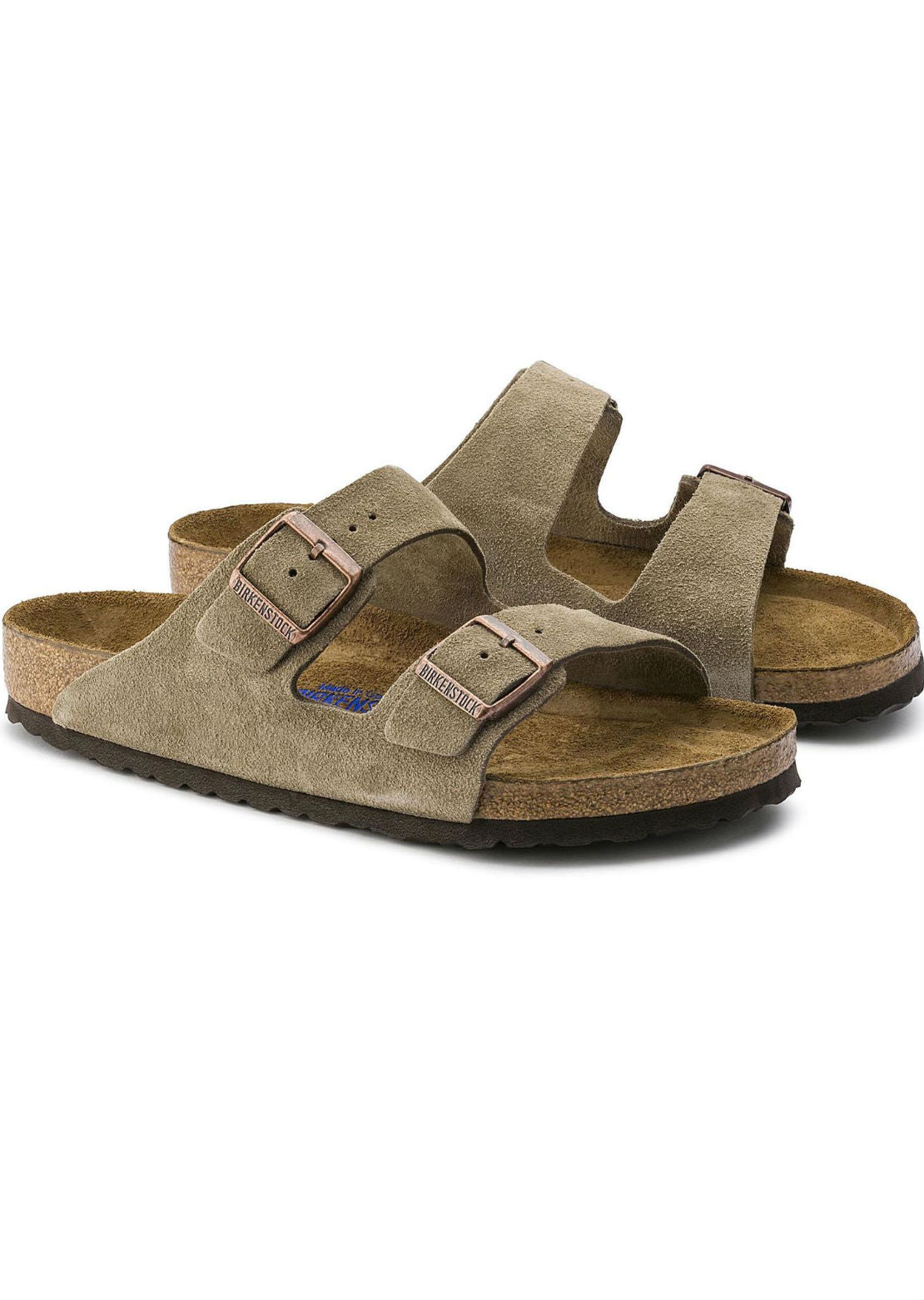 Birkenstock Unisex Arizona Soft Suede Sandals