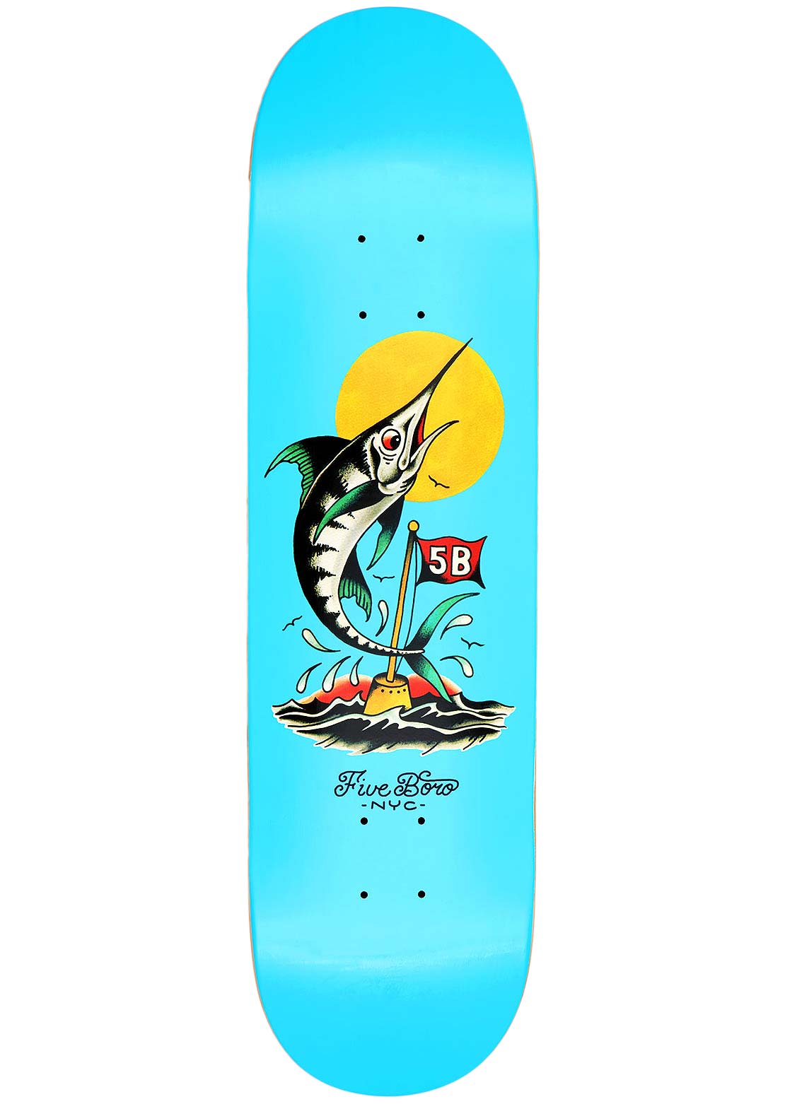 5Boro X D.S. Fish Series Marlin Skateboard Deck