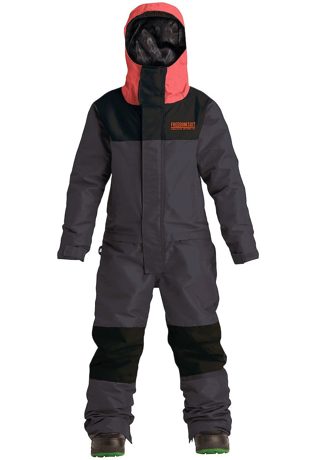 Airblaster Junior Freedom Suit Black/Hot Coral