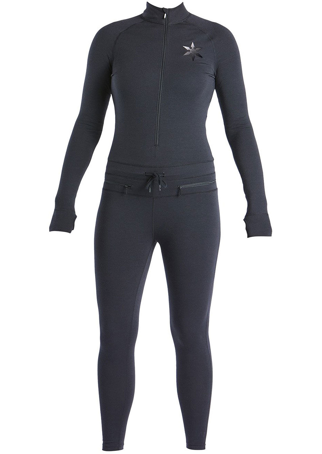 Airblaster Women&#39;s Hoodless Ninja Suit First Layer Black