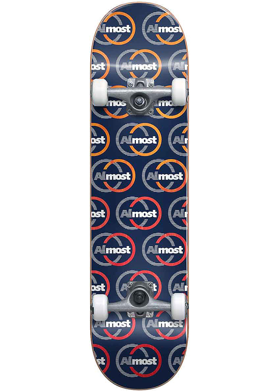 Almost Ivy Repeat Premium Complete Skateboard 8&quot; Navy