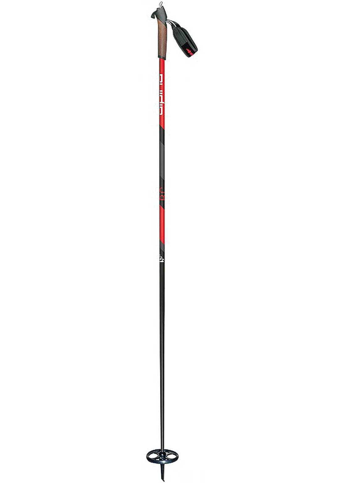 Alpina BC Nordic Backcountry Ski Poles Black/Red
