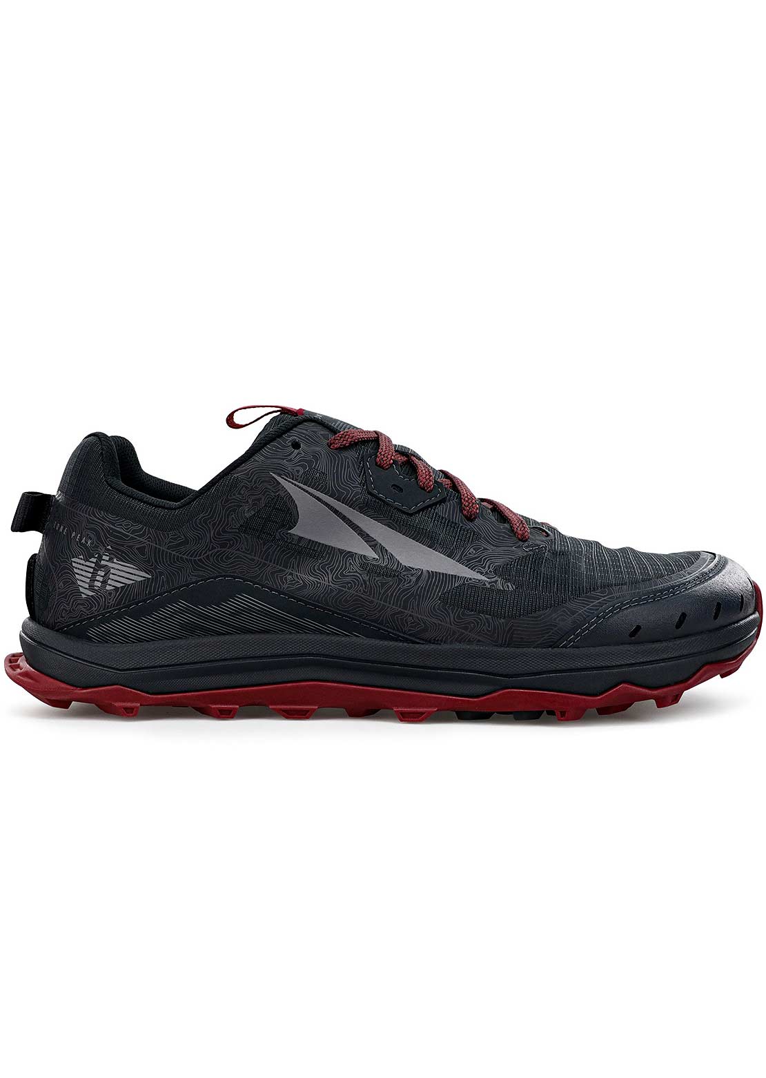 Altra Men&#39;s Lone Peak 6 Trail Running Shoes Black/Gray