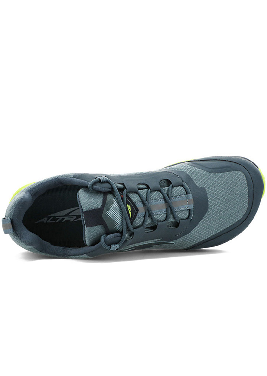 Altra Men&#39;s Lone Peak All Weather Low Trail Running Shoes Gray/Lime