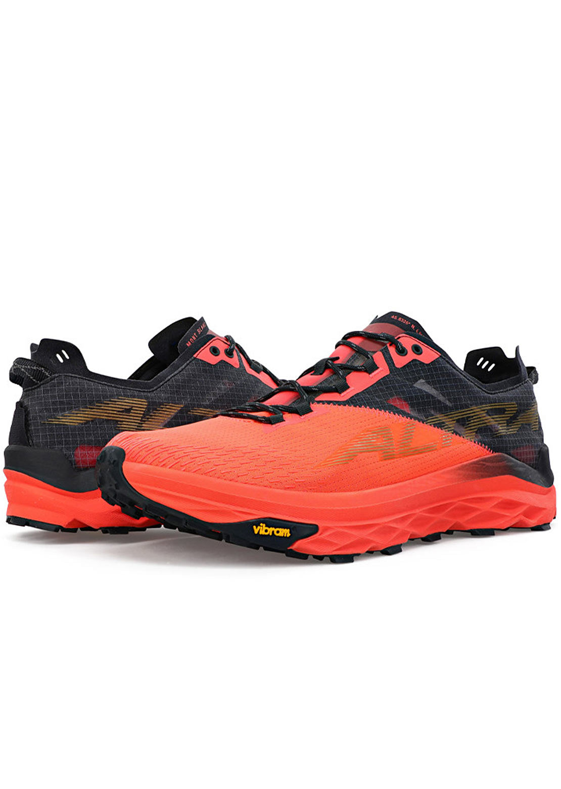 Altra Men&#39;s Mont Blanc Running Shoes Coral/Black