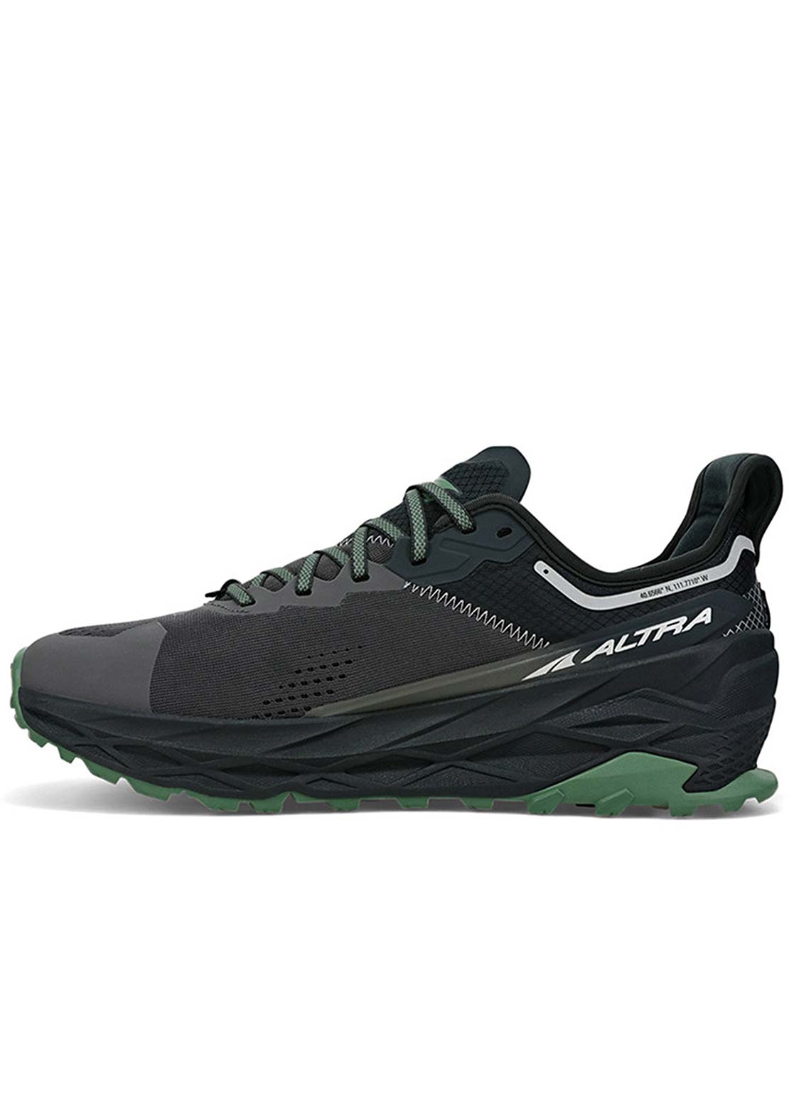 Altra Men&#39;s Olympus 5 Trail Running Shoes Black/Gray