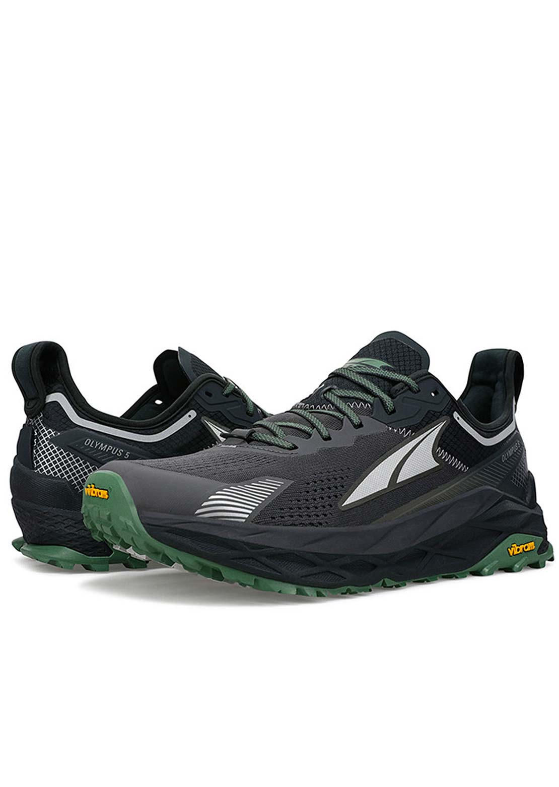 Altra Men&#39;s Olympus 5 Trail Running Shoes Black/Gray