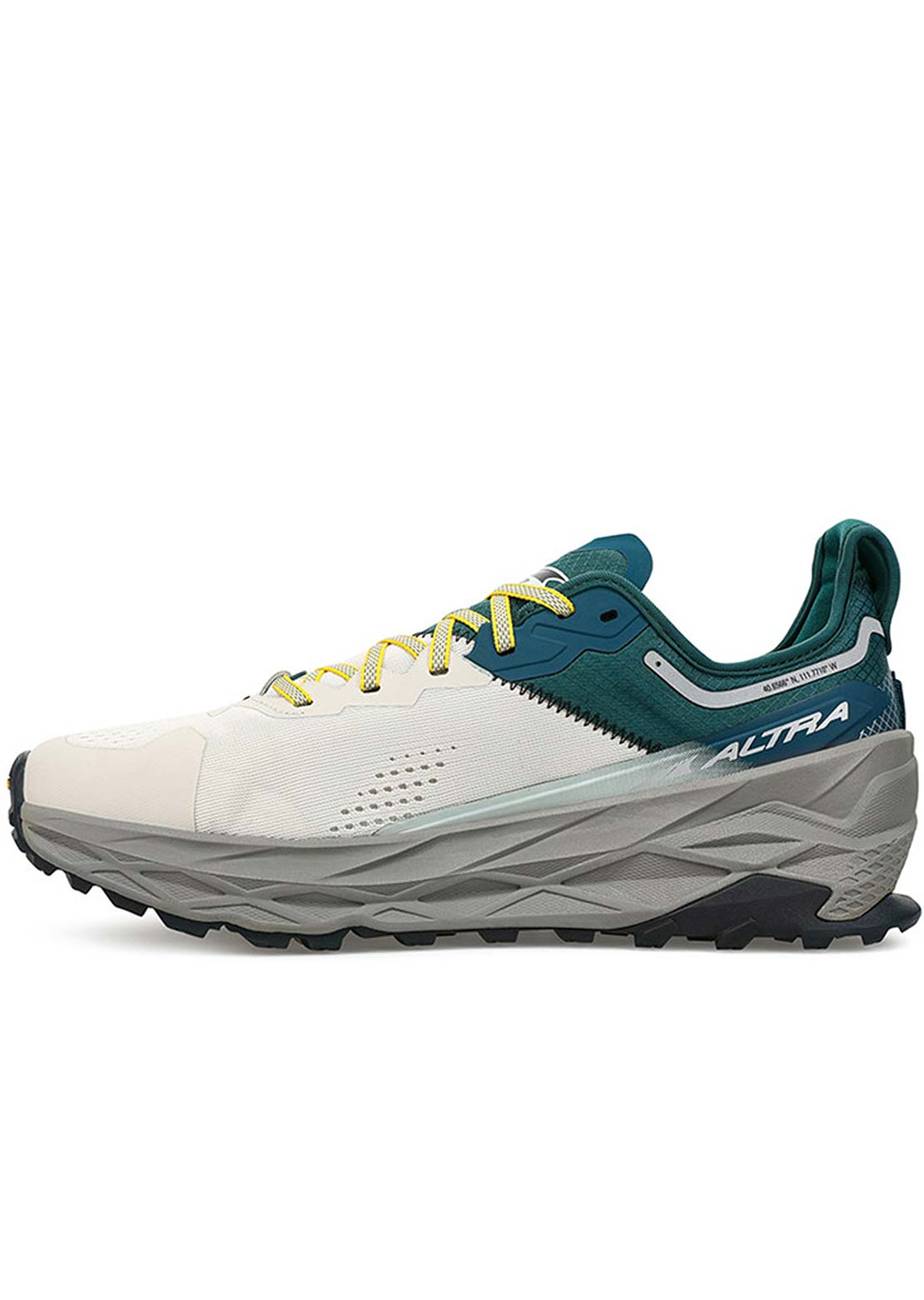Altra Men&#39;s Olympus 5 Trail Running Shoes Gray/Teal