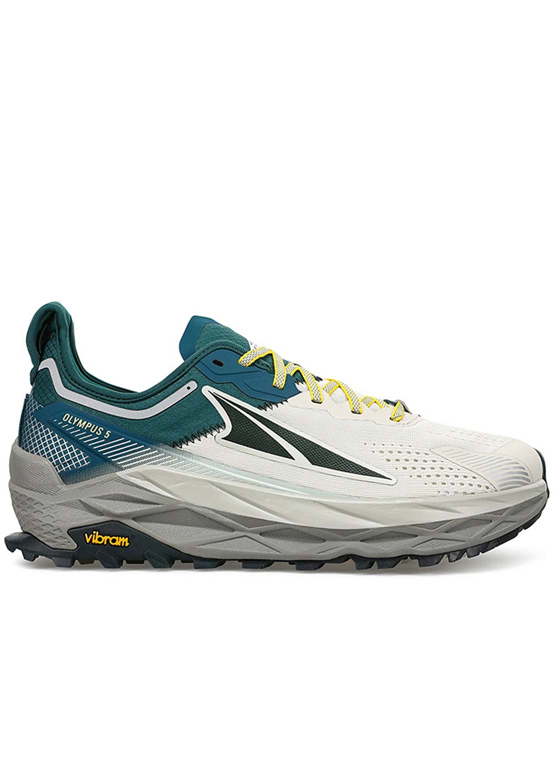 Altra Men&#39;s Olympus 5 Trail Running Shoes Gray/Teal