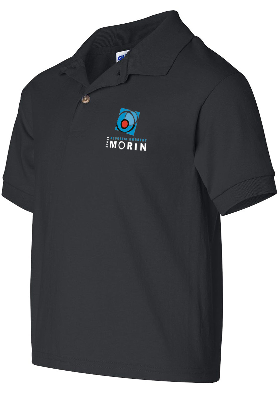 AN-MORIN Polo Junior Manches Courtes Black