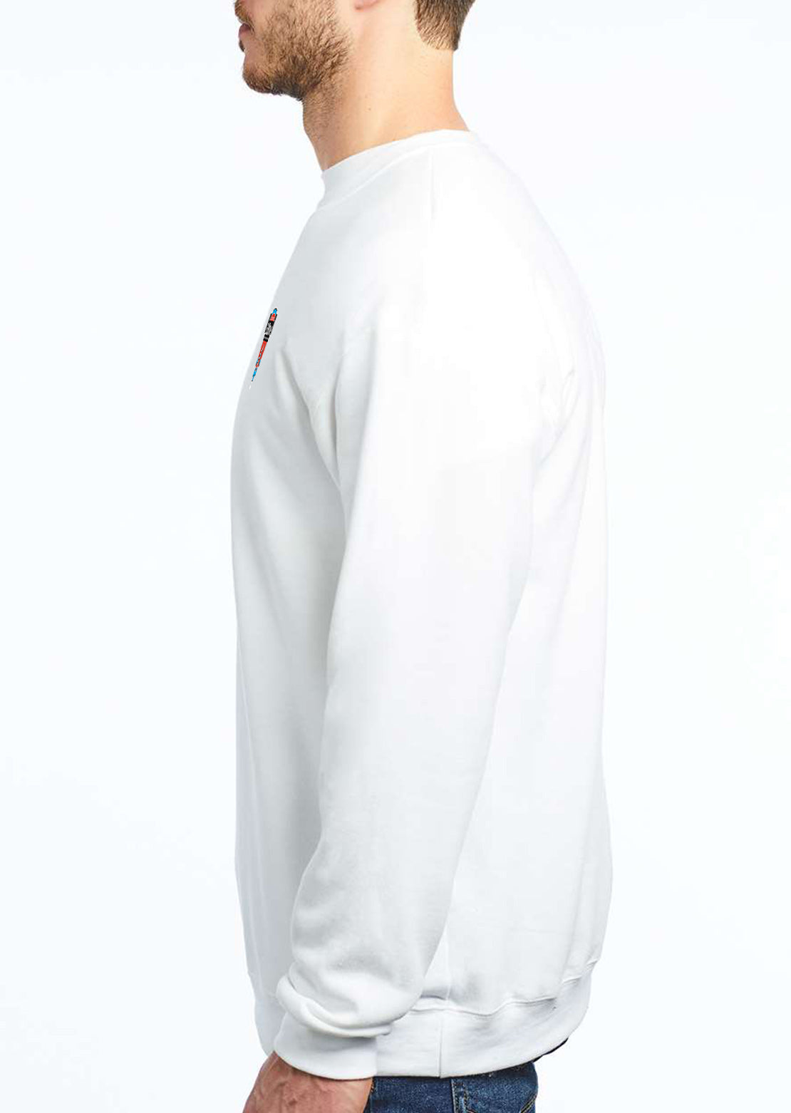 AN-Morin X Ski Crewneck Unisex White