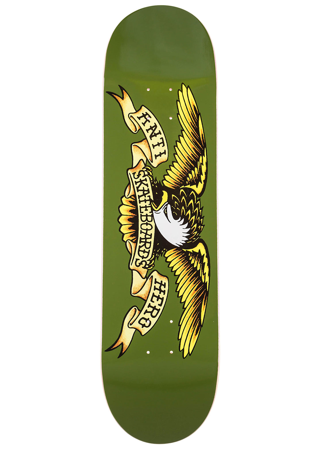 Anti Hero Classic Eagle Skateboard Deck - 8.38&quot; Olive