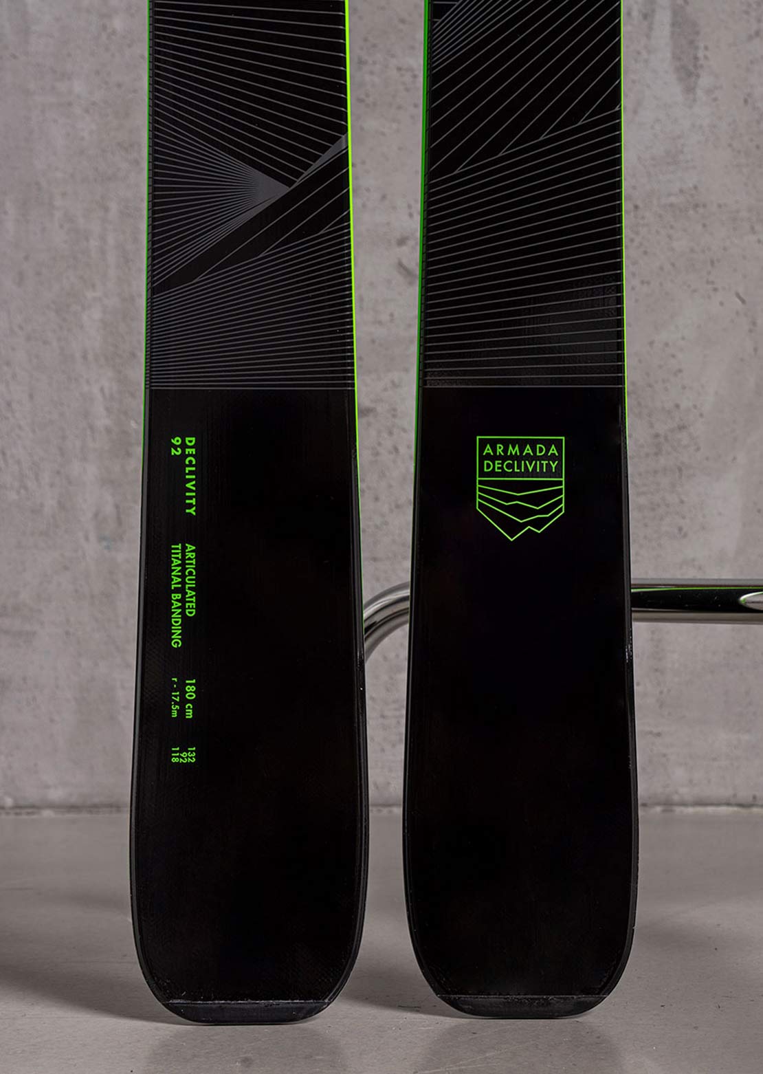Armada Men&#39;s Declivity 92 Ti Ski Black/Green