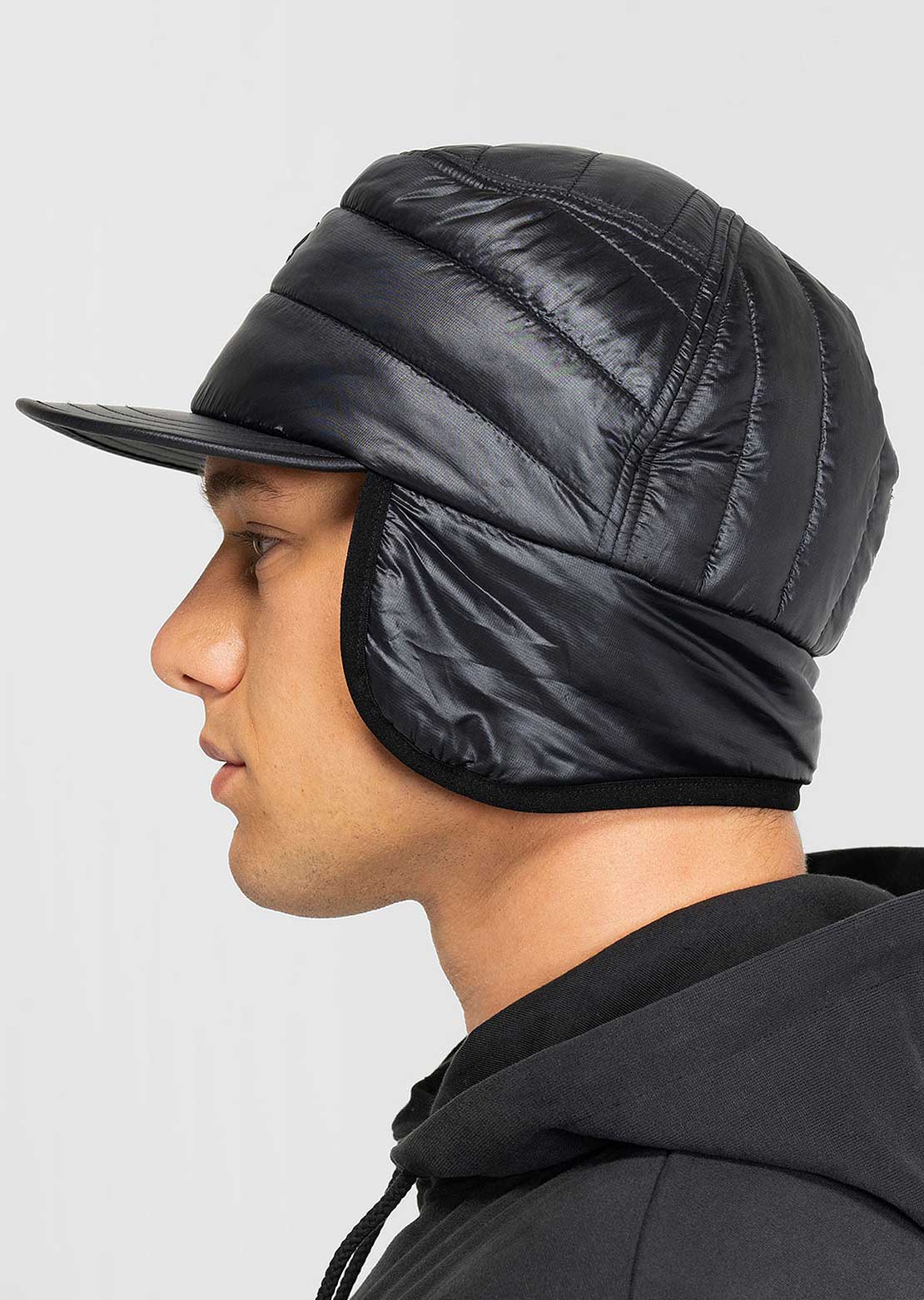 Armada Quilted Packable Hat Black