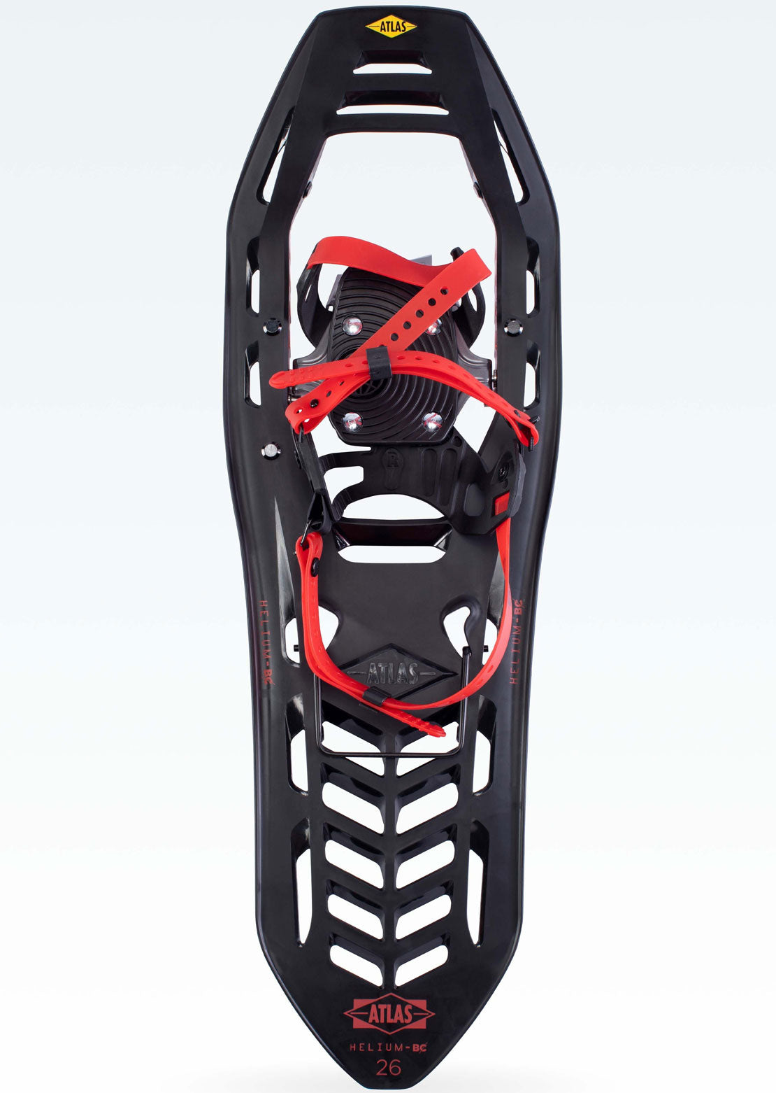 Atlas Men&#39;s Helium BC Snowshoes Black/Red