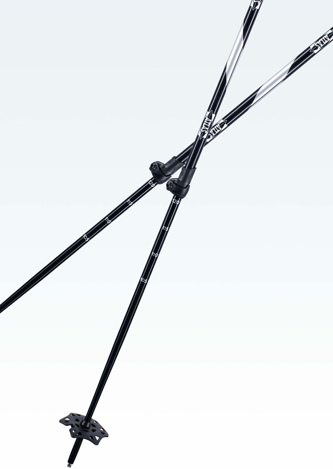 Atlas Men's Lockjaw Poles 2-Piece Black