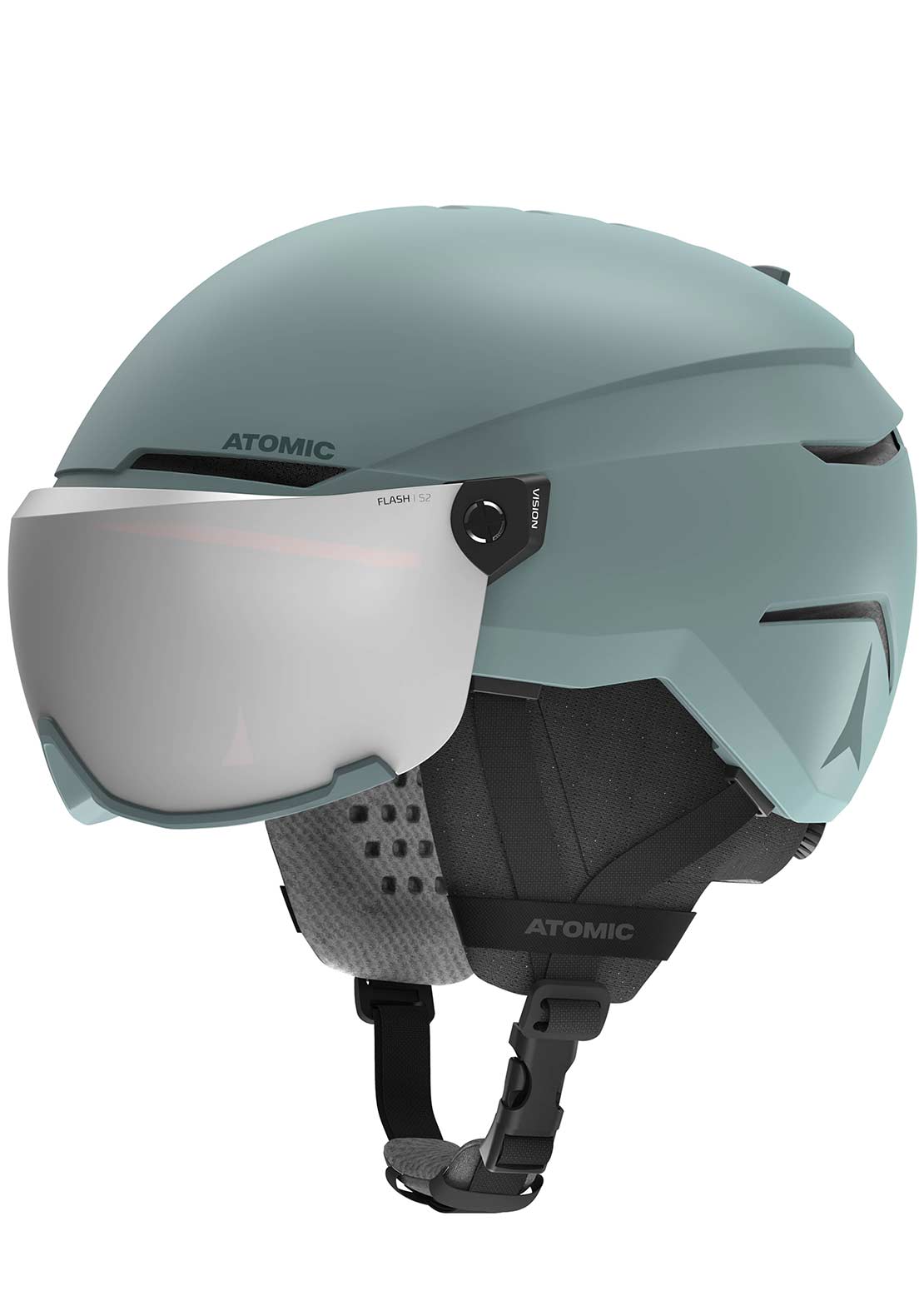 Atomic Junior Savor Visor Ski Helmet Green