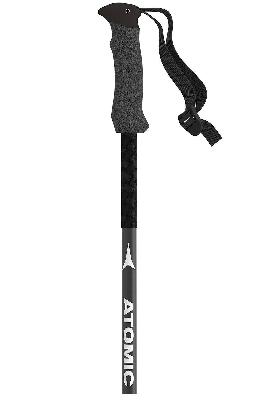 Atomic Unisex BCT Touring Ski Poles Black/Silver