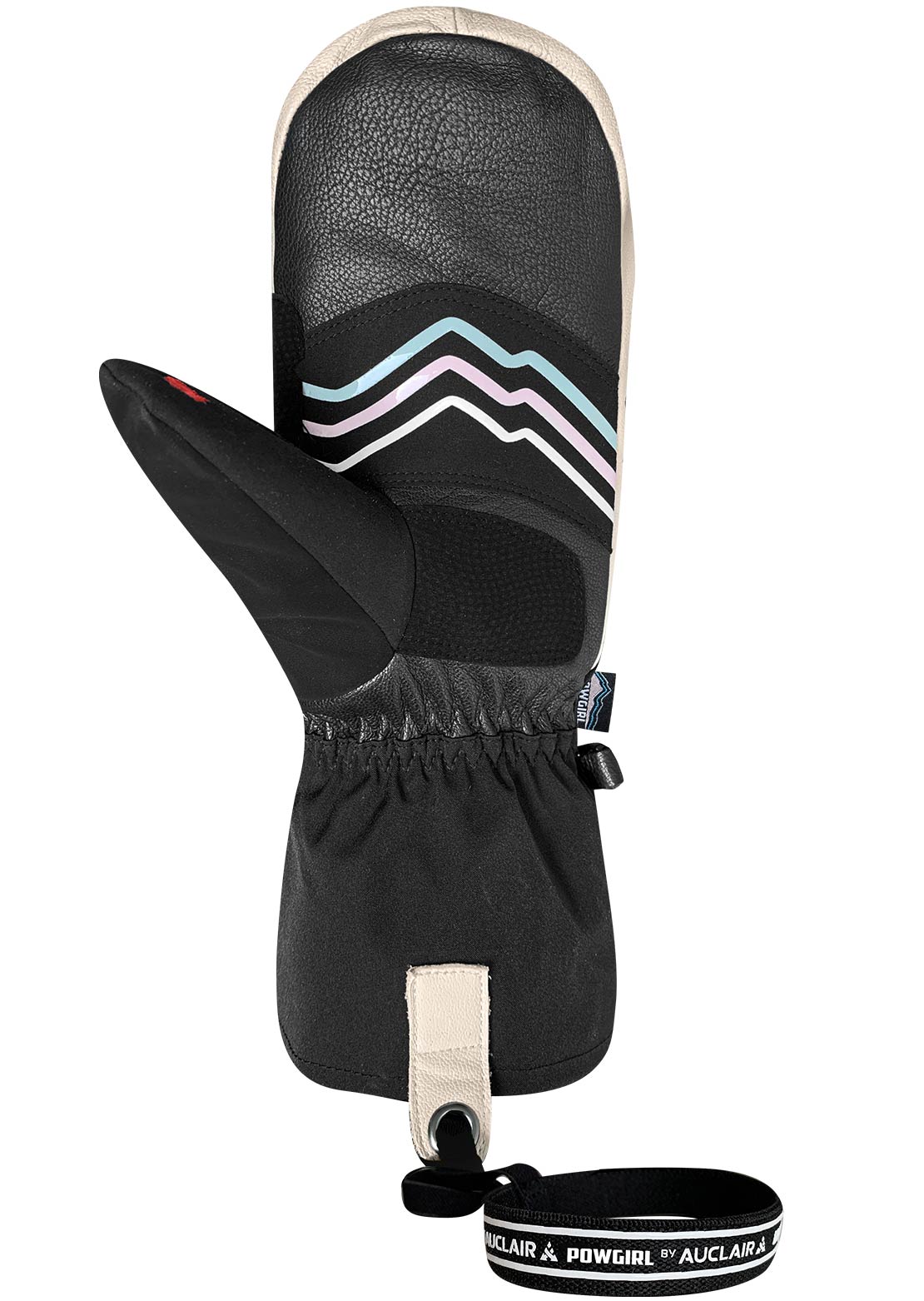 Auclair Women's A-Peak 2-In-1 Mitts Beige/Black