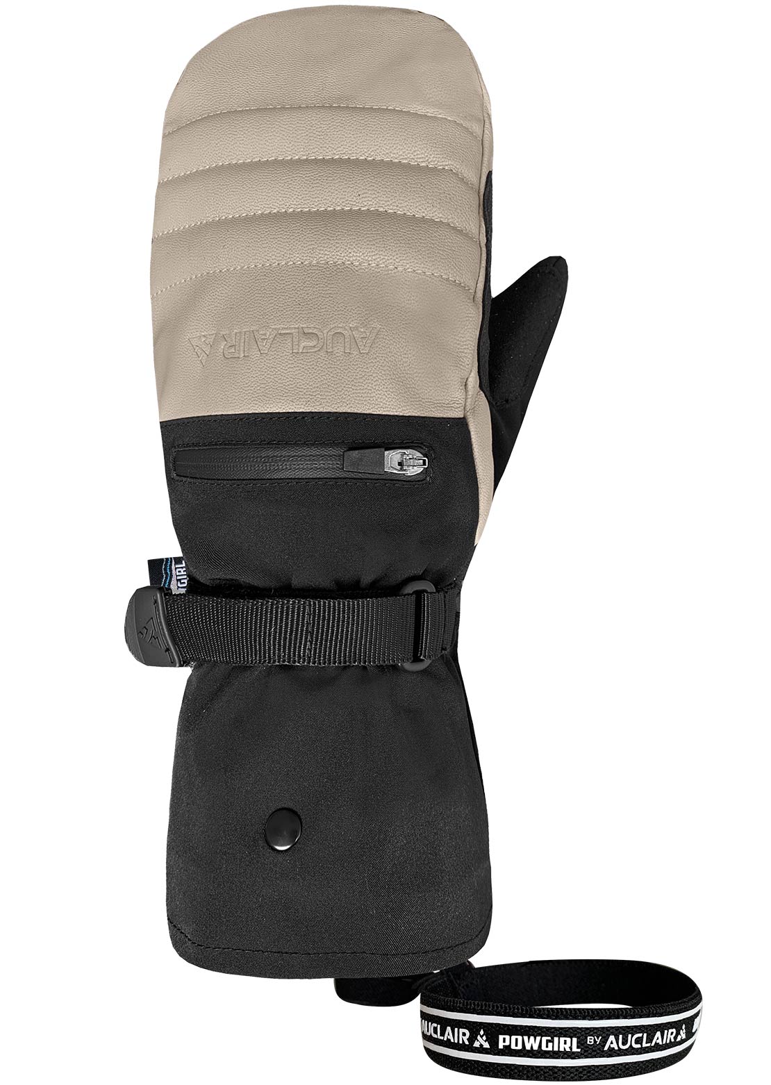 Auclair Women's A-Peak 2-In-1 Mitts Beige/Black
